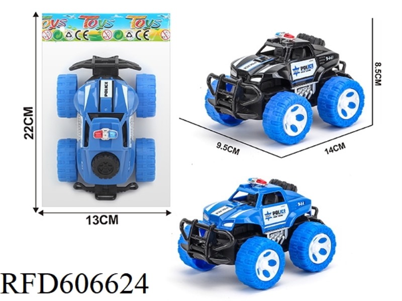 MINI OVERLORD POLICE CAR INERTIA CAR