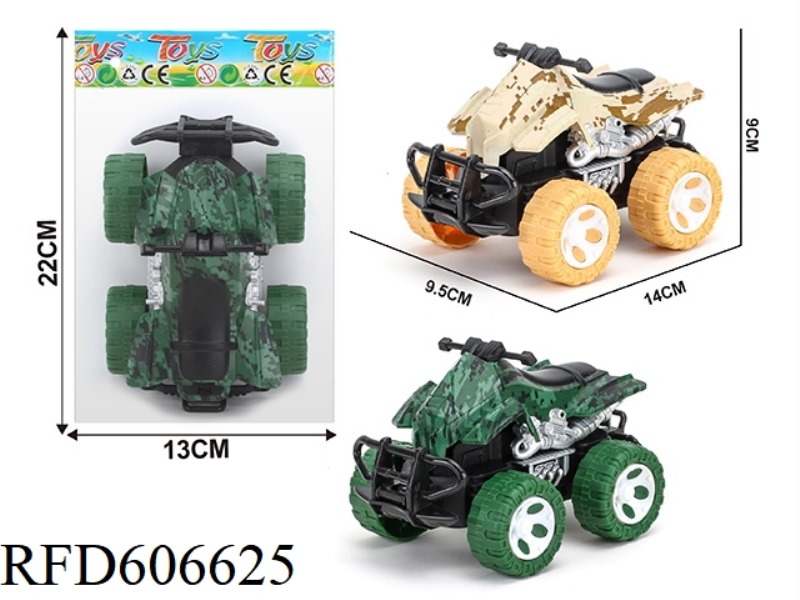 1:43 BEACH MOTORCYCLE MILITARY VEHICLE INERTIAL VEHICLE