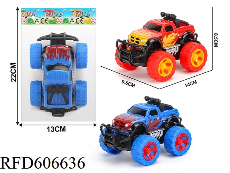 INERTIA PICKUP TRUCK FIRE DRAGON SUV 1:43