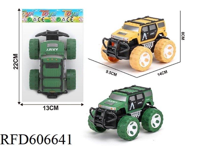 INERTIAL HUMMER MILITARY VEHICLE OFF-ROAD VEHICLE 1:43