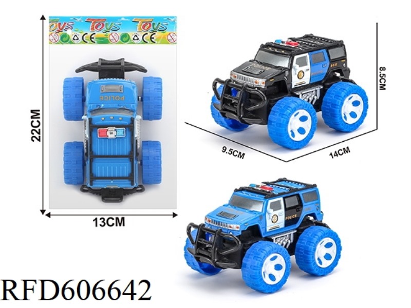INERTIAL HUMMER POLICE CAR SUV 1:43