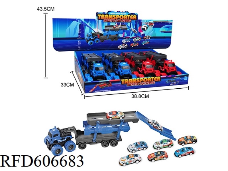 INERTIA TRACTOR STORAGE CAR 4PCS