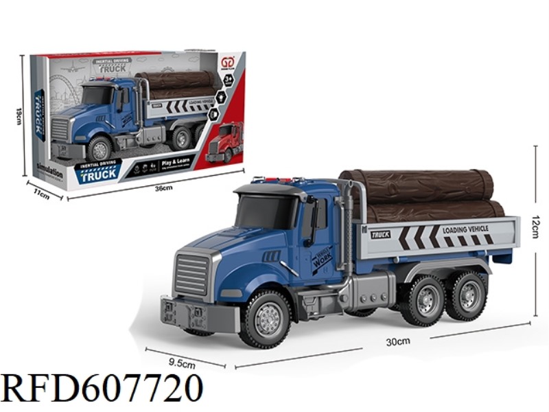INERTIAL ACOUSTO-OPTIC TRUCK LOADED WOODEN STRIP (BLUE)