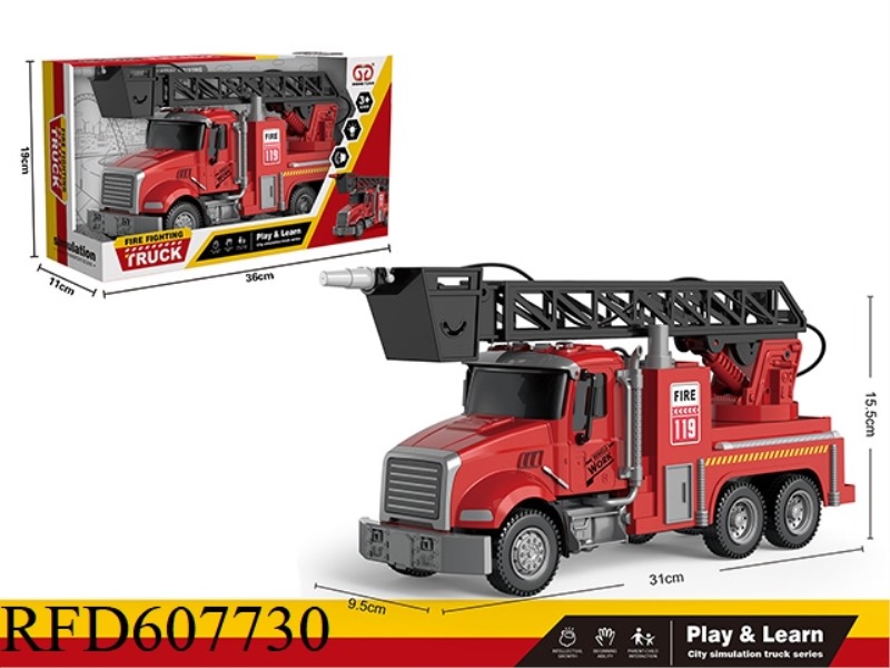 INERTIAL SOUND AND LIGHT FIRE TRUCK
