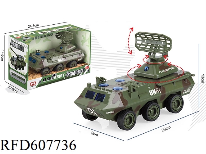 ACOUSTO-OPTIC INERTIAL RADAR ARMOR GREEN