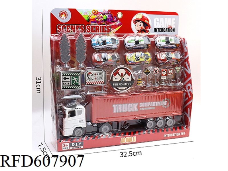FIRE STORAGE CONTAINER TRUCK