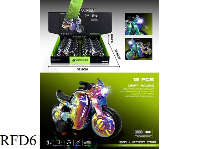 LIGHTING MUSIC MOTORCYCLE 12PCS