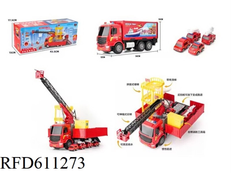 CONTAINER VEHICLE FIRE SPRINKLER SCENARIO