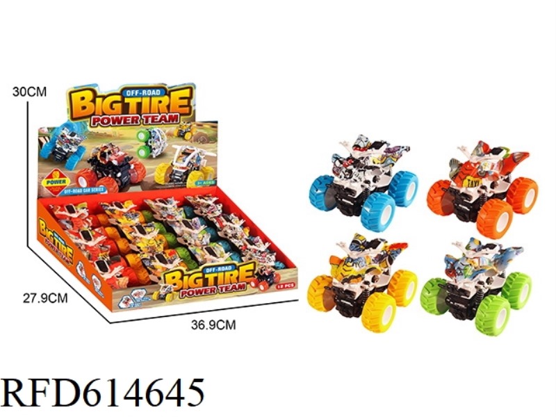 BEACH MOTORCYCLE DOUBLE INERTIA 4WD 12PCS