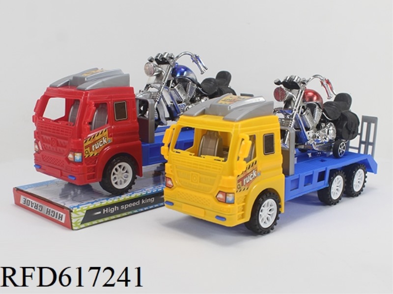 INERTIA TRACTOR WITH MOTORCYCLE