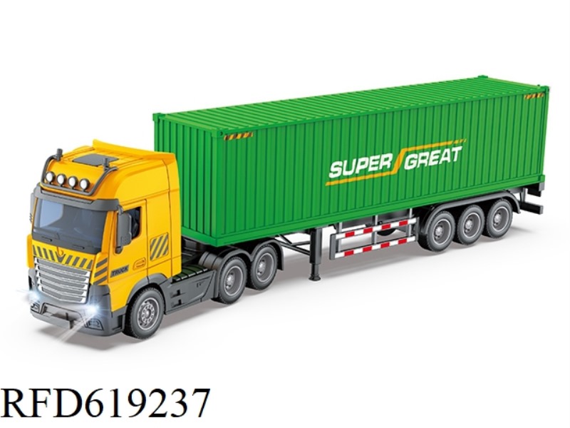 EUROPEAN CONTAINER TRUCK WITH SMALL INERTIA WITH ACOUSTO-OPTIC