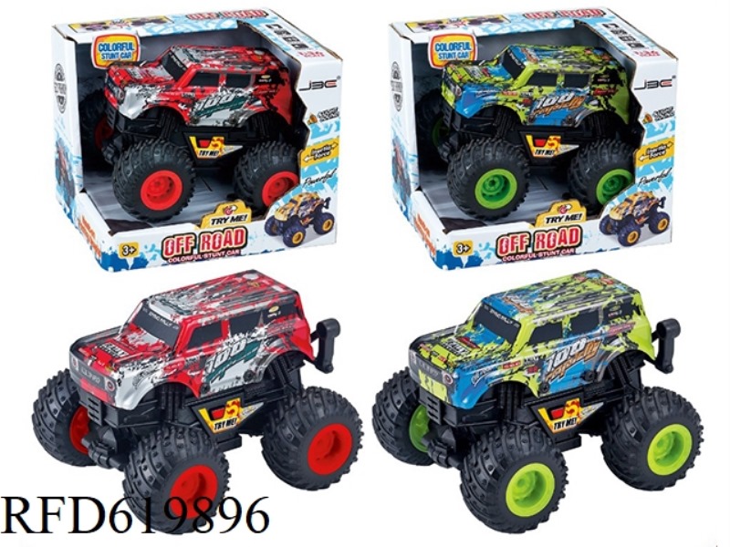 STUNT INERTIAL LIGHT TRANSMISSION CAR (3*AG13) INCLUDES ELECTRICITY