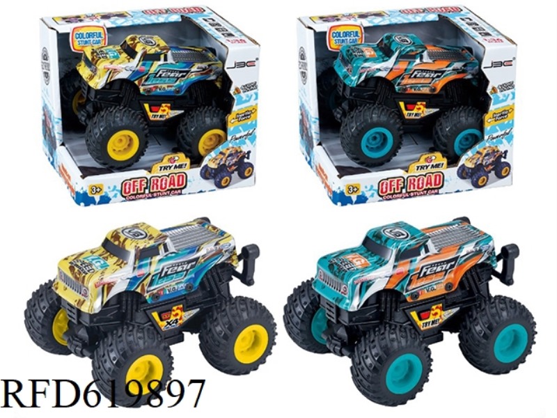 STUNT INERTIAL LIGHT TRANSMISSION CAR (3*AG13) INCLUDES ELECTRICITY