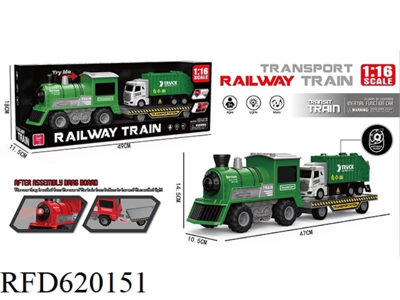 1:16 INERTIAL SIMULATION TRAIN WITH LIGHTS AND SOUNDS