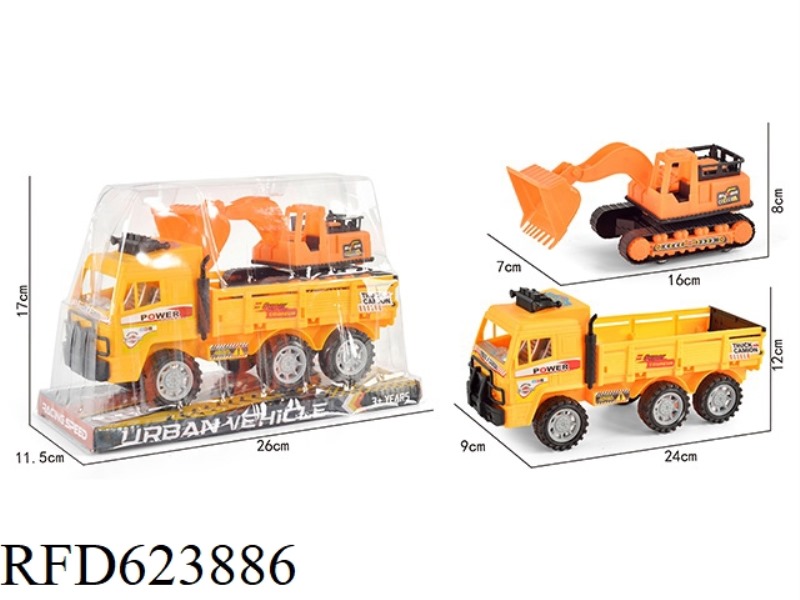 INERTIAL ENGINEERING TOWING AND SLIDING FORKLIFT SET