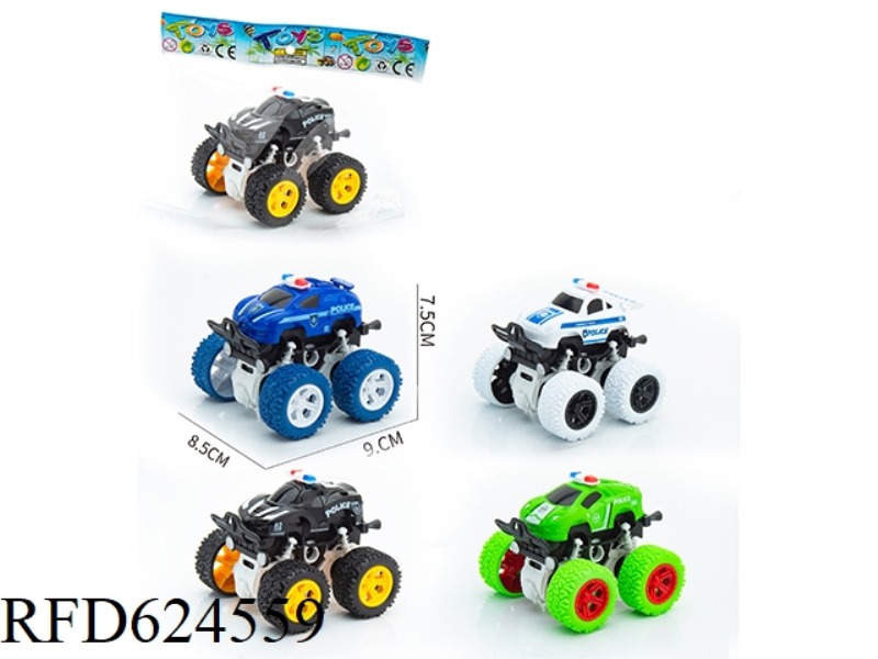 DOUBLE INERTIA STUNT CAR 【 LUXURY CAR POLICE CAR STYLE 】