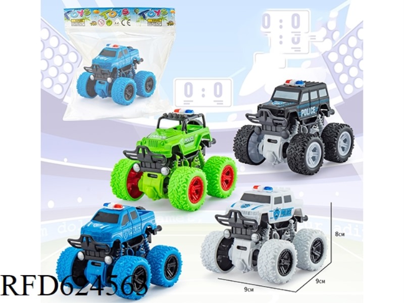 DUAL INERTIA STUNT CAR [SUV POLICE CAR STYLE]