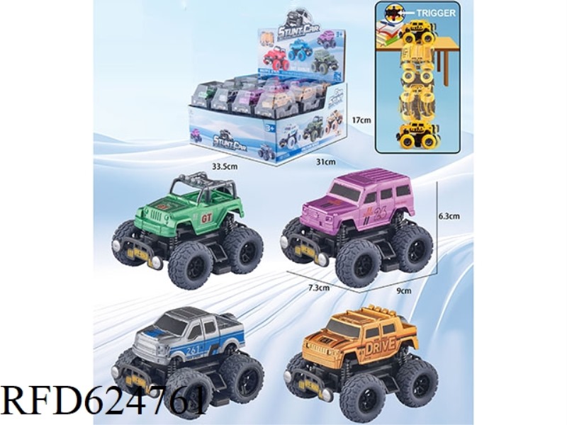 COLLISION AGAINST COMPETITIVE CAR [SIMULATION MODEL] 24PCS