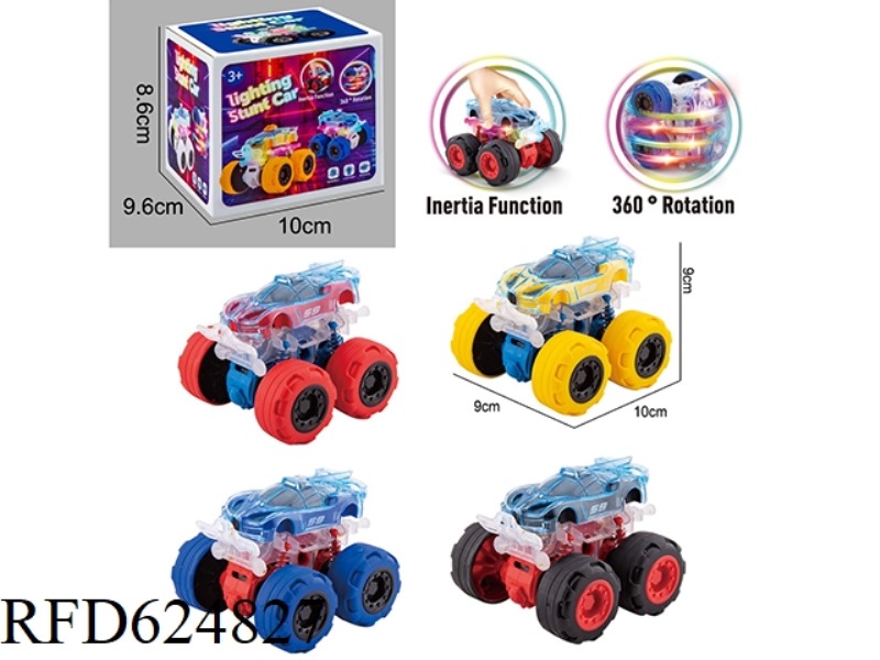 LIGHTING DOUBLE INERTIA STUNT CAR [CRYSTAL CAR CLOTH PLUS RACING STYLE]