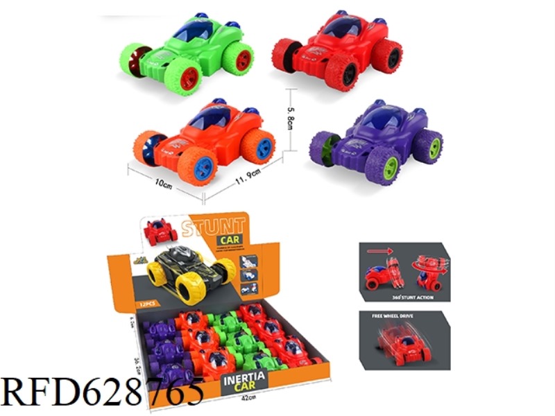INERTIAL STUNT SPINNING CAR