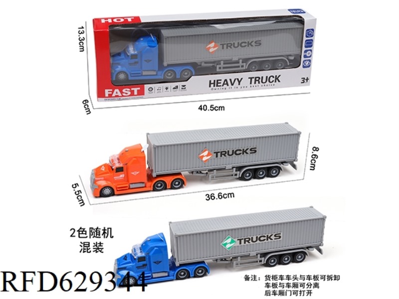 ACOUSTO-OPTIC INERTIAL CONTAINER TRUCK