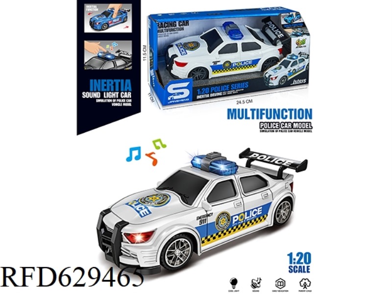 1:20 SMALL PATROL CAR (INERTIA & LIGHTING MUSIC)