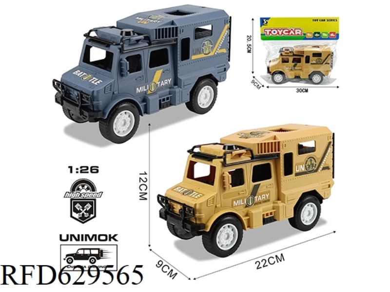INERTIAL OFF-ROAD MILITARY VEHICLE