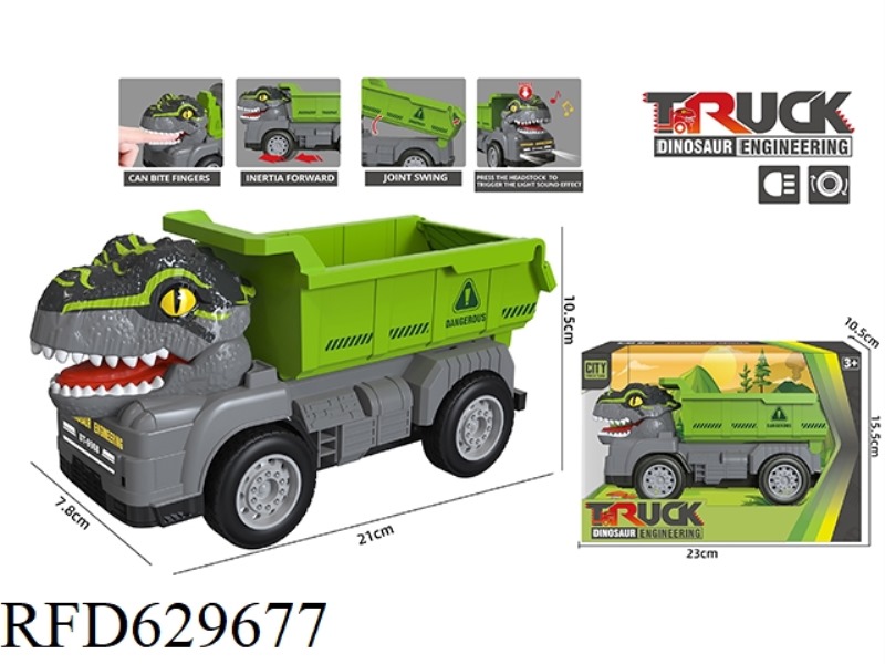 ACOUSTO-OPTIC INERTIAL DINOSAUR ENGINEERING VEHICLE-DUMP TRUCK