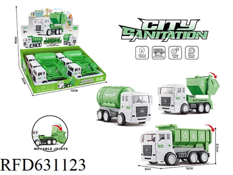 INERTIAL SANITATION VEHICLE 6PCS