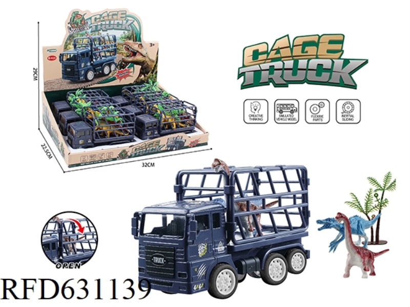 DINOSAUR TRANSPORTER 6PCS