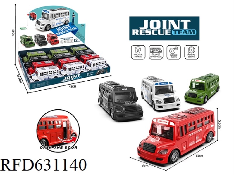 12 INERTIAL CITY POLICE CARS