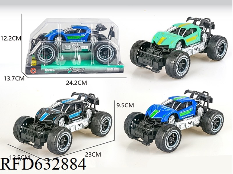 LARGE INERTIA SKELETON OFF-ROAD SPORTS CAR POLICE CAR