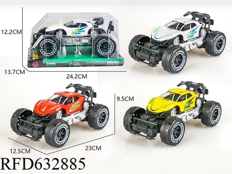 LARGE INERTIA SKELETON OFF-ROAD SPORTS CAR POLICE CAR