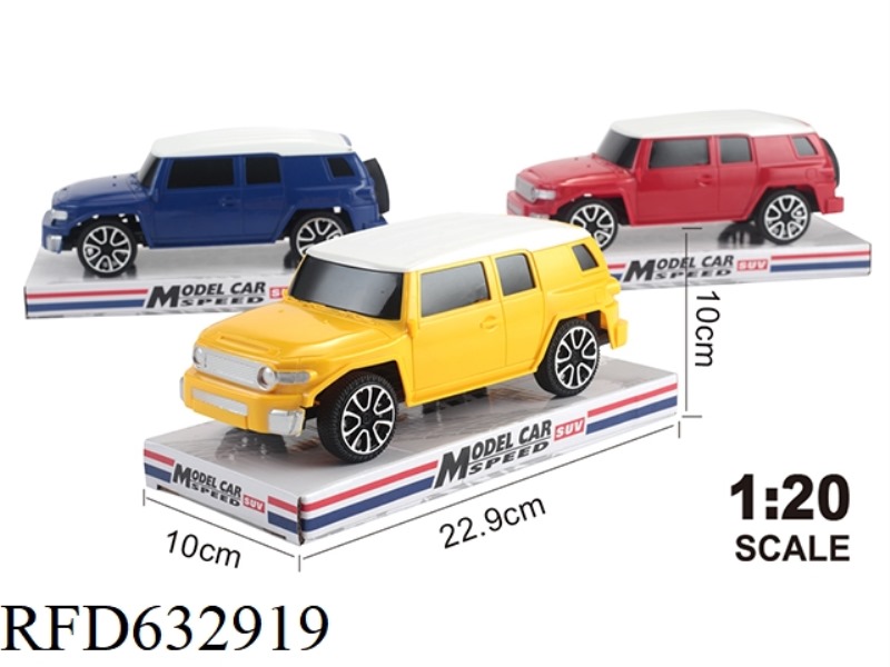1: 20 TOYOTA FJ SIMULATION INERTIAL VEHICLE