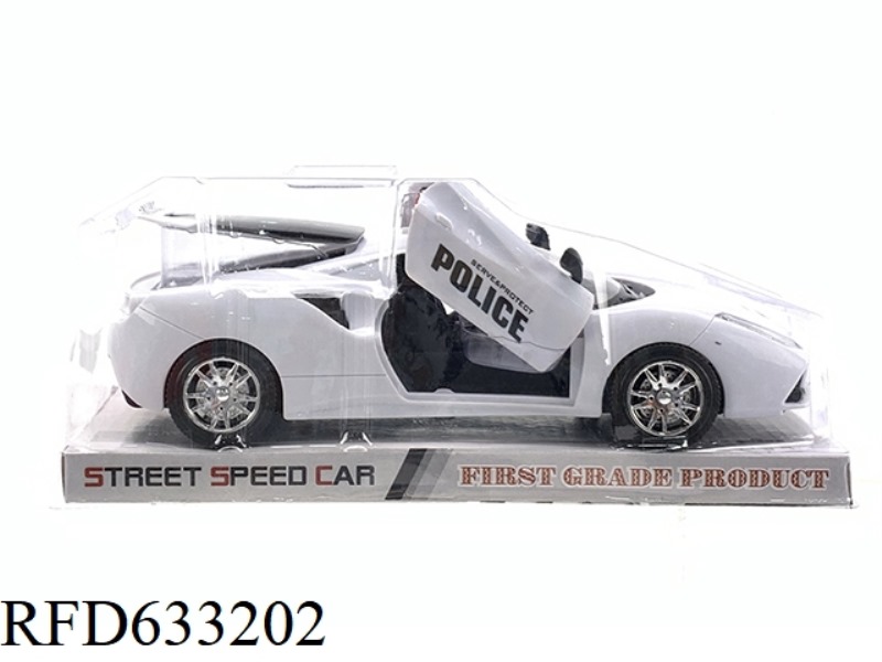 INERTIA FERRARI POLICE CAR (OPEN THREE DOORS)