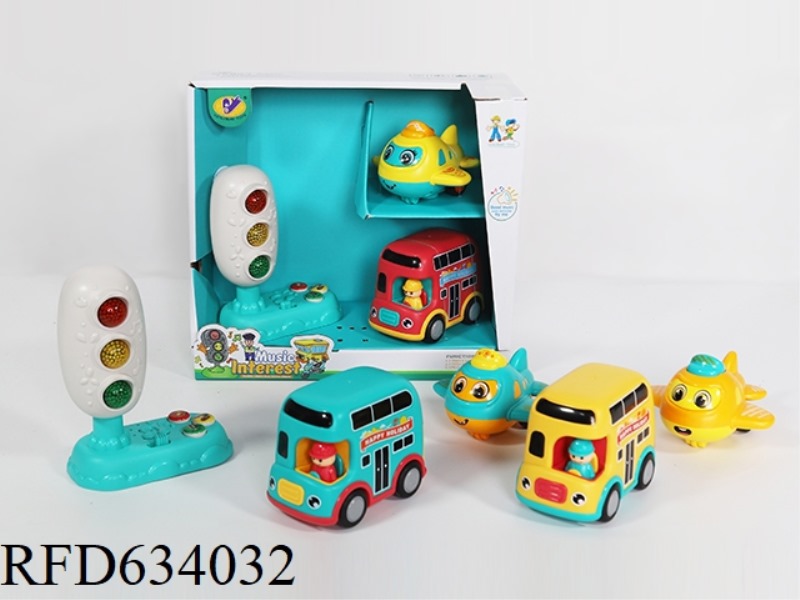 MUSIC TRAFFIC LIGHTS + INERTIAL AIRPLANE + INERTIAL CARTOON BUS