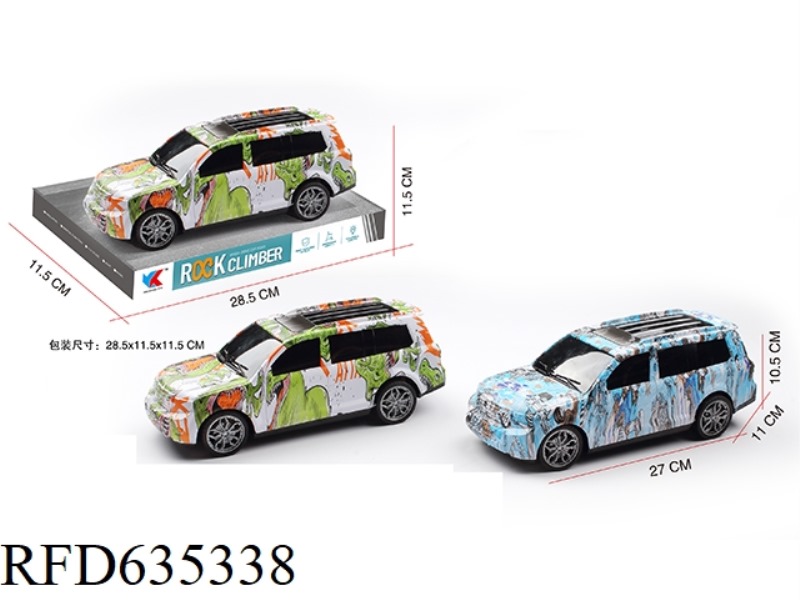 TOYOTA OVERLORDS 1:16 INERTIAL OFF-ROAD GRAFFITI LARGE SIMULATION CAR