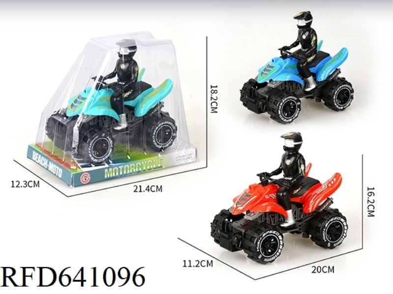 LARGE INERTIA-SEATED BEACH MOTORCYCLE