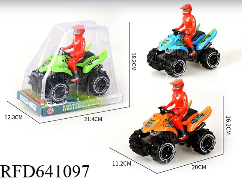 LARGE INERTIA-SEATED BEACH MOTORCYCLE
