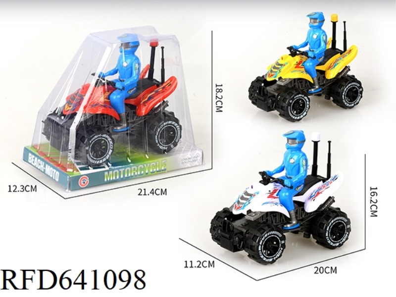 LARGE INERTIA-SEATED BEACH MOTORCYCLE
