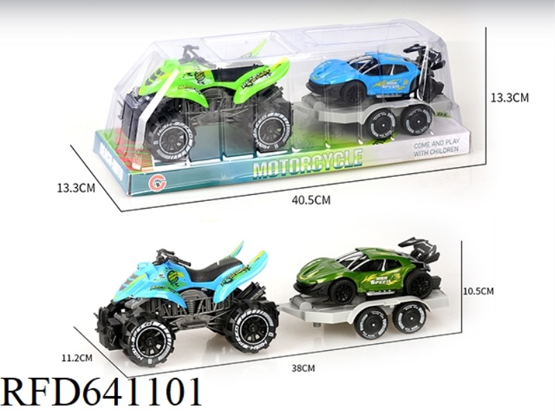 LARGE INERTIA BEACH MOTORCYCLE TOWING INERTIA SPORTS CAR
