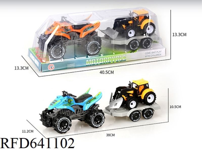 LARGE INERTIA BEACH MOTORCYCLE TOWING INERTIA ENGINEERING VEHICLE