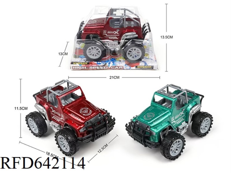 INERTIA WRANGLER PAINTED SPORTS CAR
