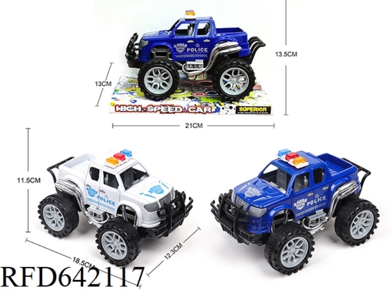 INERTIA WRANGLER PAINTING POLICE CAR