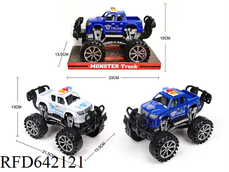 INERTIA PICKUP PAINTING POLICE CAR