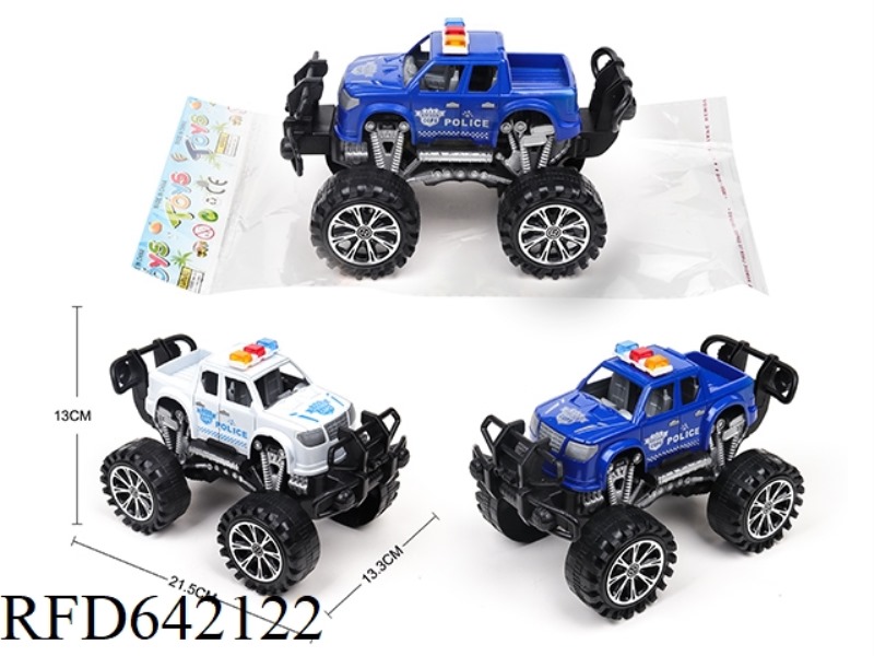 INERTIA PICKUP PAINTING POLICE CAR