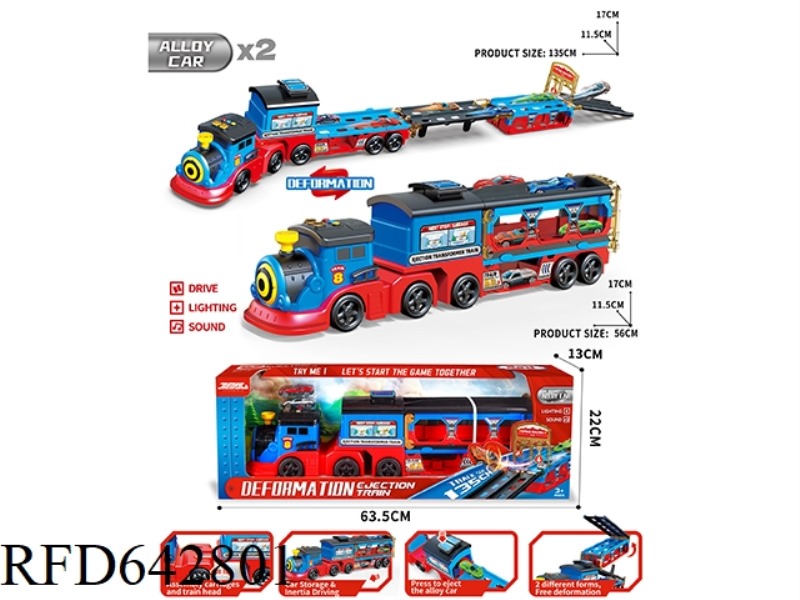 TRAIN EJECTION COMPETITIVE RAIL CAR