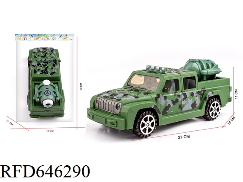 1:16 WRANGLER PICKUP INERTIAL MILITARY SIMULATION VEHICLE