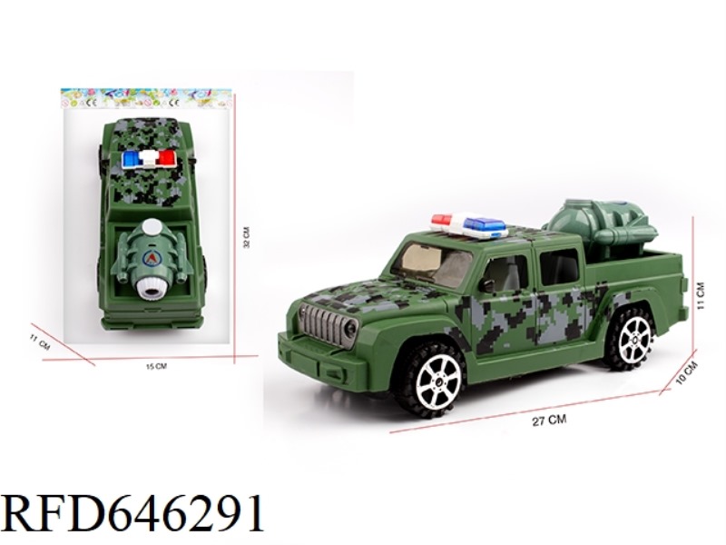 1:16 WRANGLER PICKUP INERTIAL MILITARY POLICE CAR