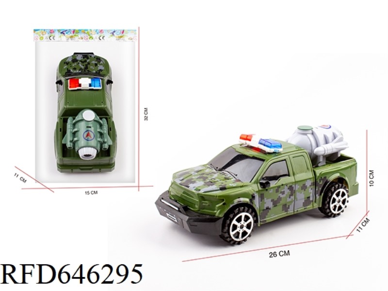 1:16F150 FORD RAPTOR PICKUP INERTIAL MILITARY POLICE CAR